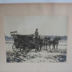 Grande Photographie Calèche J. L. Hildreth Beverly Massachusetts USA