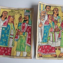 Peintures sur parchemin Éthiopie