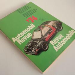 Revue Automobile Numéro Catalogue 1974