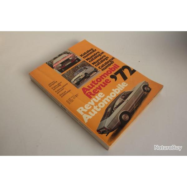 Revue Automobile Numro Catalogue 1972