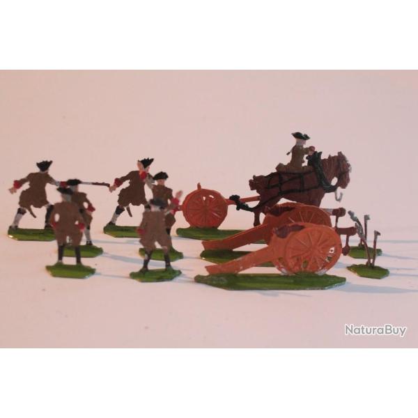 Soldats plats d'�tain OKI 2408 Artillerie autrichienne 1760