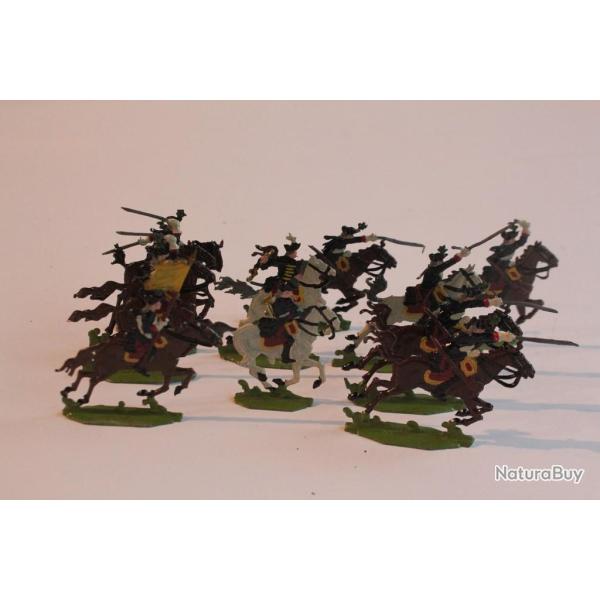 Soldats plats d'�tain OKI 1428 Cavalerie autrichienne Dragons 1760