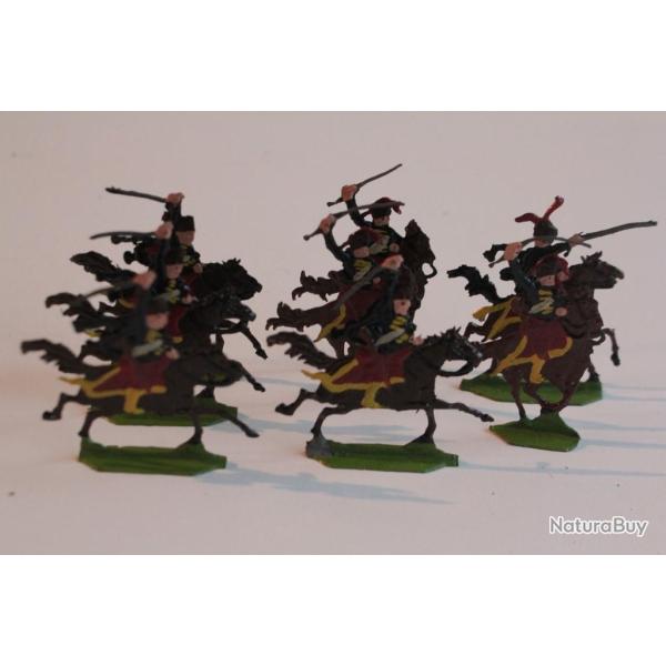 Soldats plats d'�tain OKI 1424 Austro-hongrois Hussards 1760