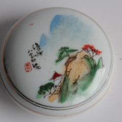 Boite porcelaine pour cire à cacheter Chine