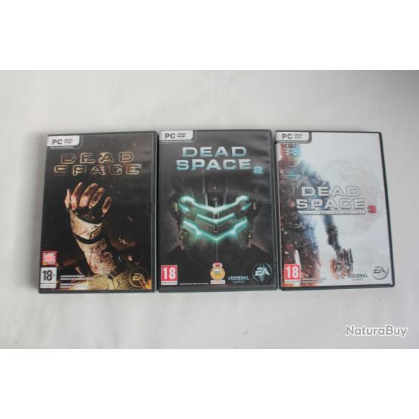 Jeu vido PC Dead space 1,2,3 Version PAL