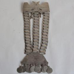 Parure Mapuche Trapelacucha Chili Argentine Bijoux ethnique