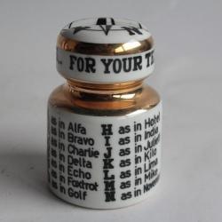 Piero FORNASETTI Presse-papier Alphabet Otan Telephone messages