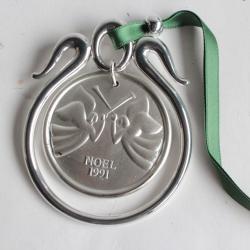 CHRISTOFLE Décoration Noël 1991 Anges