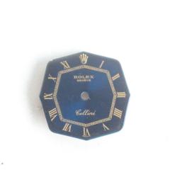 ROLEX Cadran montre Cellini bleu