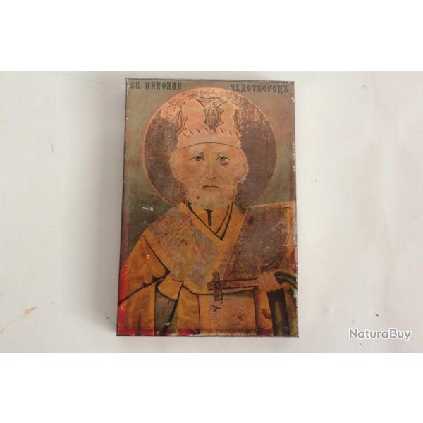 Ic�ne orthodoxe t�le Saint Nicolas Le travailleur de miracle Russie