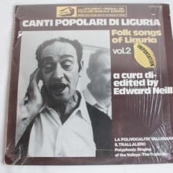 Vinyle 33T canti popolari di liguria vol 2
