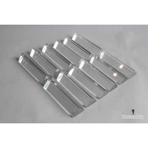 BACCARAT 12 Porte-couteaux cristal Triangle