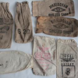 Anciens petits sacs de munitions Toile Chasse Gevelot Birmingham