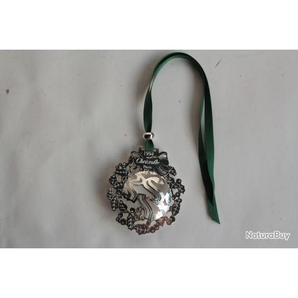 CHRISTOFLE Boule de no�l mill�sim�e �dition 1994