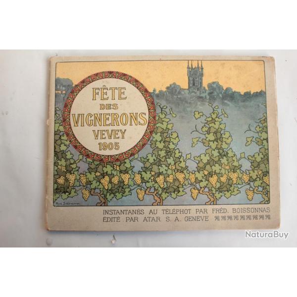 Album officiel de la fte des vignerons Vevey 1889 Suisse