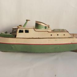 Ancien jouet Bateau à vapeur tôle
