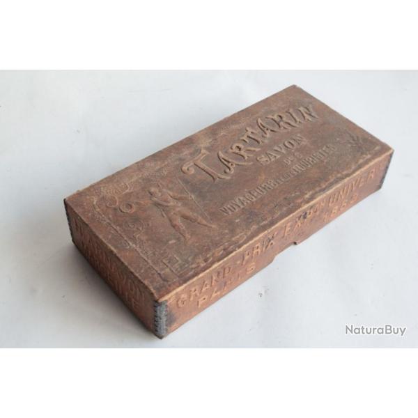 Bo�te Savon carton gaufr� Tartarin Exposition universelle Paris 1889