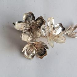 Fleurs de cerisier argent 800