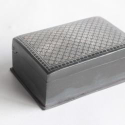 Boîte à bijoux métal niellé