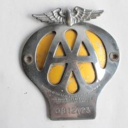 Insigne automobile AA Automobile Association Rhodesia