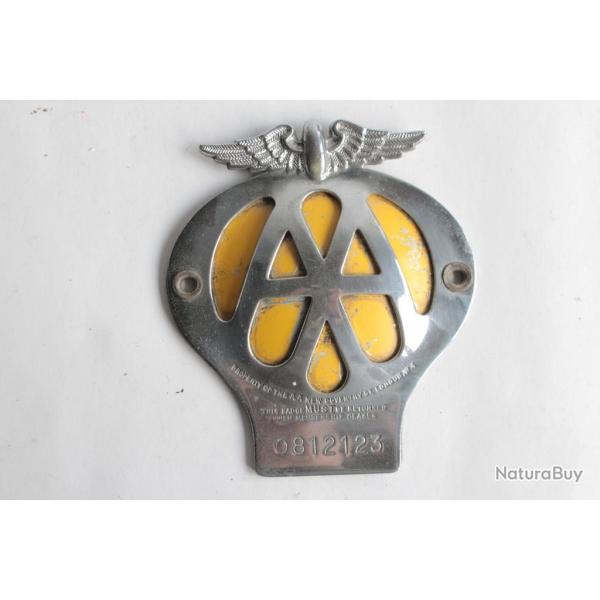 Insigne automobile AA Automobile Association Rhodesia