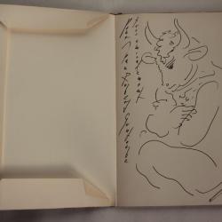 Hans Erni dessin original livre Les grands peintres Roger Hauert 1961