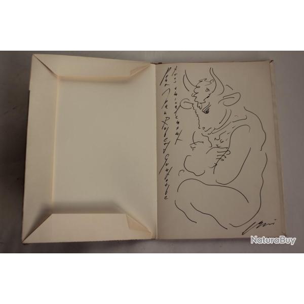 Hans Erni dessin original livre Les grands peintres Roger Hauert 1961