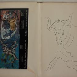 Hans Erni dessin original livre Les grands peintres Roger Hauert 1961
