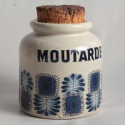 Pot à moutarde grès LML Berry Limoges