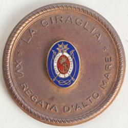Médaille émaillée Yacht Club Sanremo La Giraglia