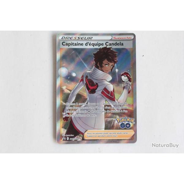 Carte Pok�mon Capitaine d'�quipe Candela Full art pok�mon GO SWSH228