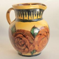 Pichet terre vernissée René NICOLE Poterie Savoyarde
