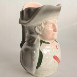 Pichet barbotine Buste de Napoléon