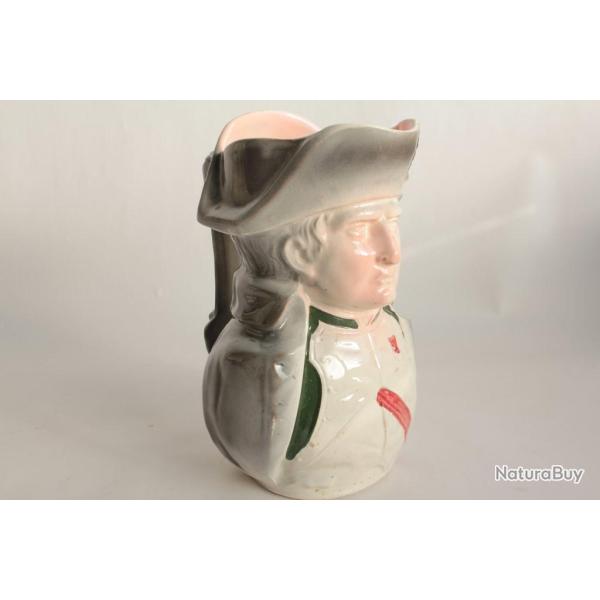 Pichet barbotine Buste de Napol�on