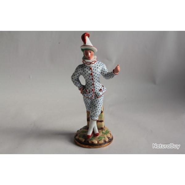 Flacon anthropomorphe porcelaine Paris XIXe si�cle