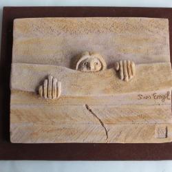 Sara ENGEL Sculpture murale La curieuse Art contemporain