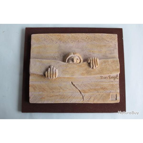 Sara ENGEL Sculpture murale La curieuse Art contemporain