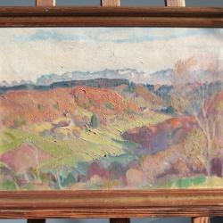 Tableau peinture François JACQUES Paysage Suisse