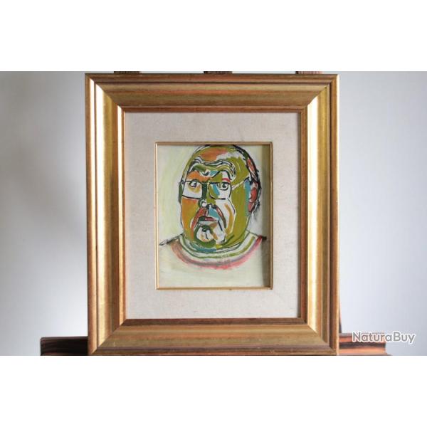 Tableau peinture Portrait d'homme Fritz ST�GER