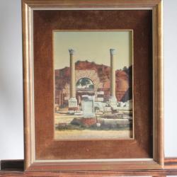 Tableau peinture Jan ADRIANSENS Vestiges Basilique emilienne Rome