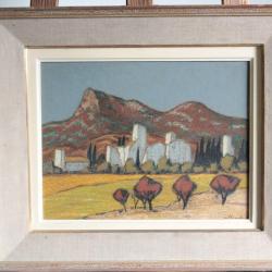 Tableau peinture Paysage de Provence Marius CHAMBAZ