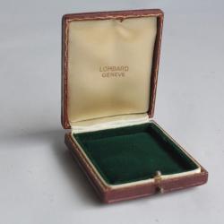 LOMBARD Petit Écrin vintage médaille bijoux