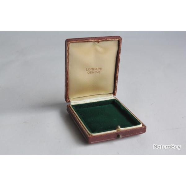 LOMBARD Petit �crin vintage m�daille bijoux