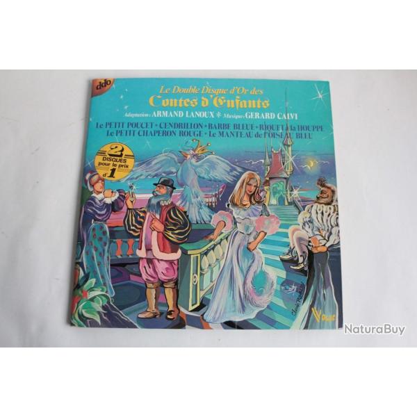 Vinyle 33T Double disque d'or Contes d'enfants Gerard Calvi