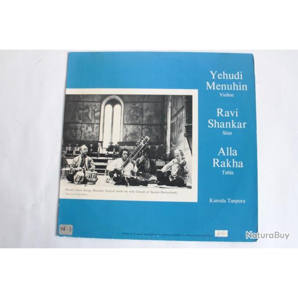 Vinyle 33T Yehudi Menuhin Ravi Shankar Alla Rakha Hors-commerce