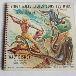 Livre Vinyle Vingt mille lieues sous les mers Jean Gabin 1966