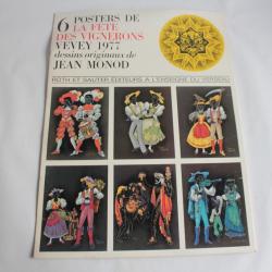 Portfolio 6 Posters Fête des Vignerons Vevey 1977 Suisse Jean Monod