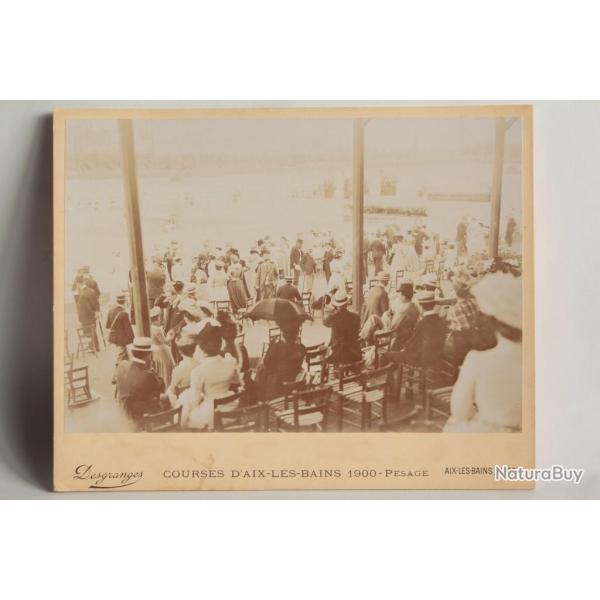 Photographie Courses d'Aix-les-Bains Georges Ier Roi Gr�ce Desgranges