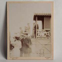 Photographie Courses d'Aix-les-Bains Georges Ier Roi Grèce Desgranges