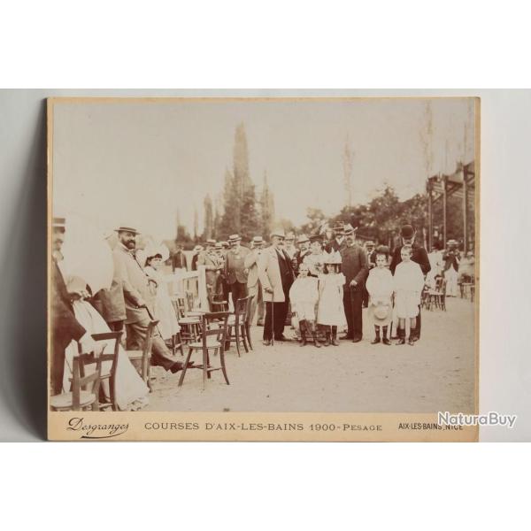 Photographie Courses d'Aix-les-Bains Georges Ier Roi Gr�ce Desgranges